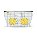 Accessory Pouch — Lemon Wheel Bicycle Design with 'The Daily Practice' & 'Thank You' Gratitude Message