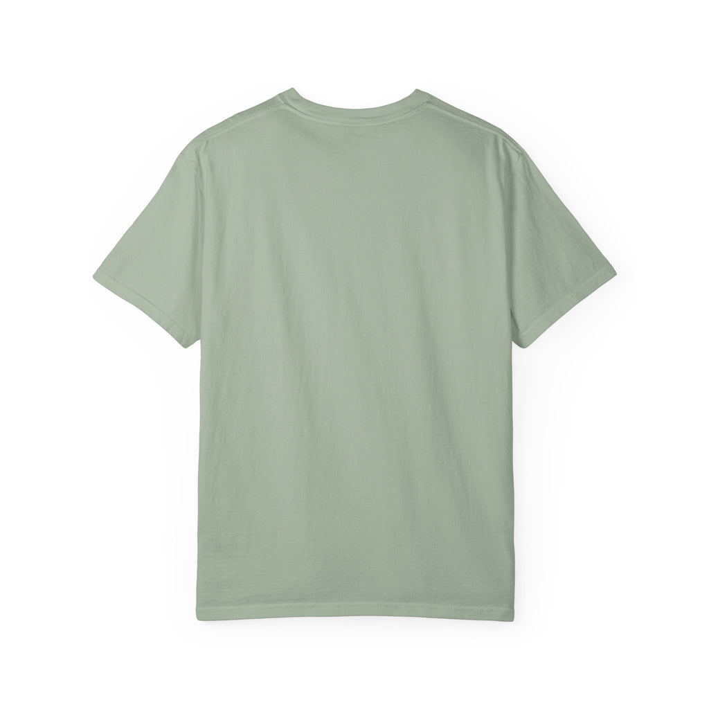 Plaid Canvas Graphic T-Shirt — Subtle Peach & Beige Geometric Plaid
