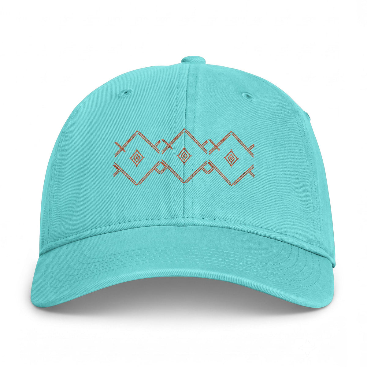 Embroidered Coastal Diamond Cap