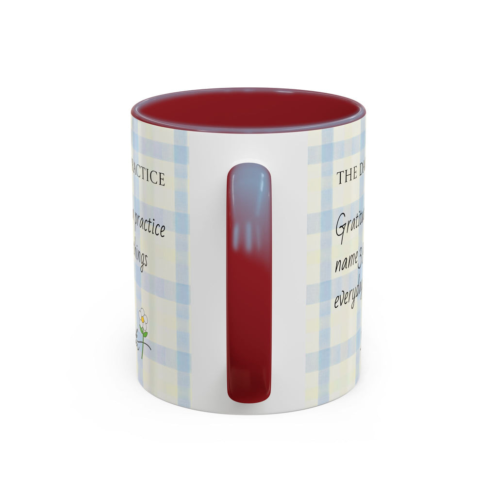 Gratitude Daily Practice Mug | Accent Coffee Mug