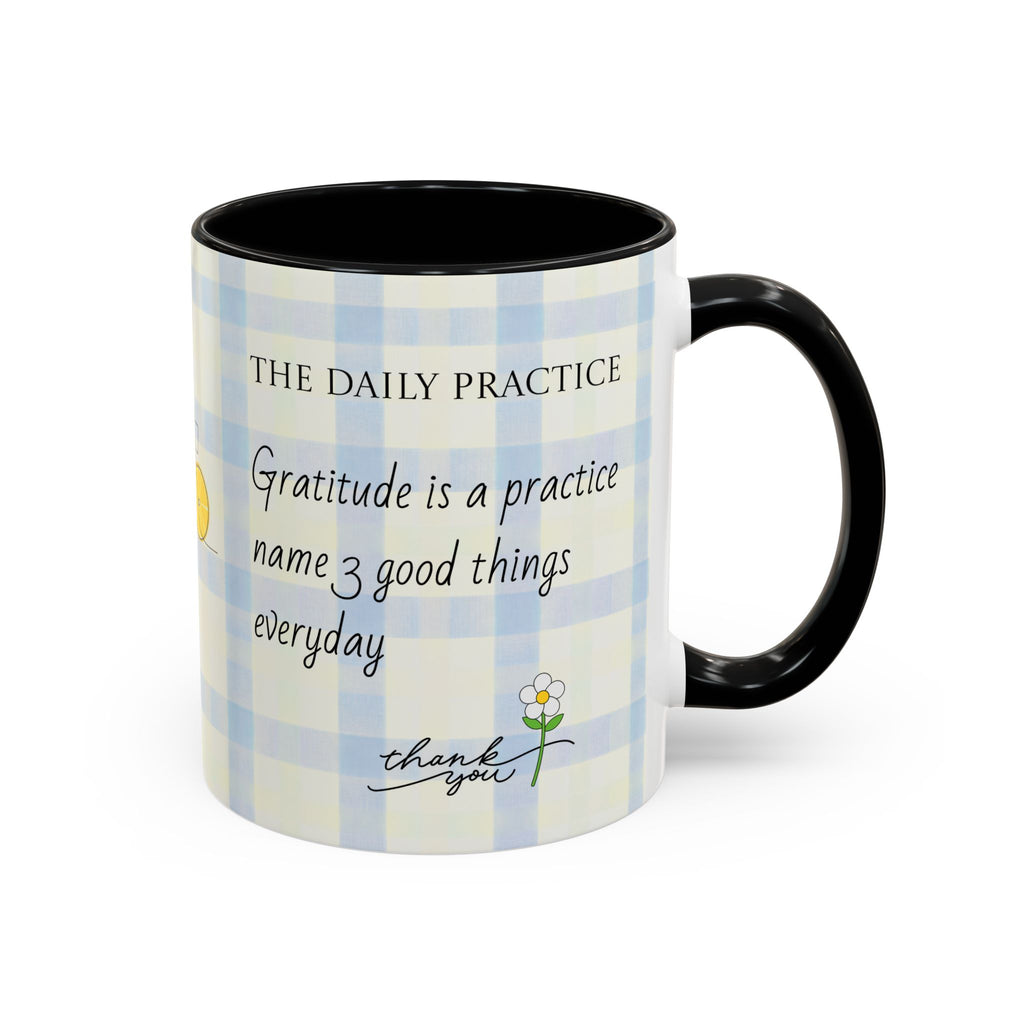 Gratitude Daily Practice Mug | Accent Coffee Mug