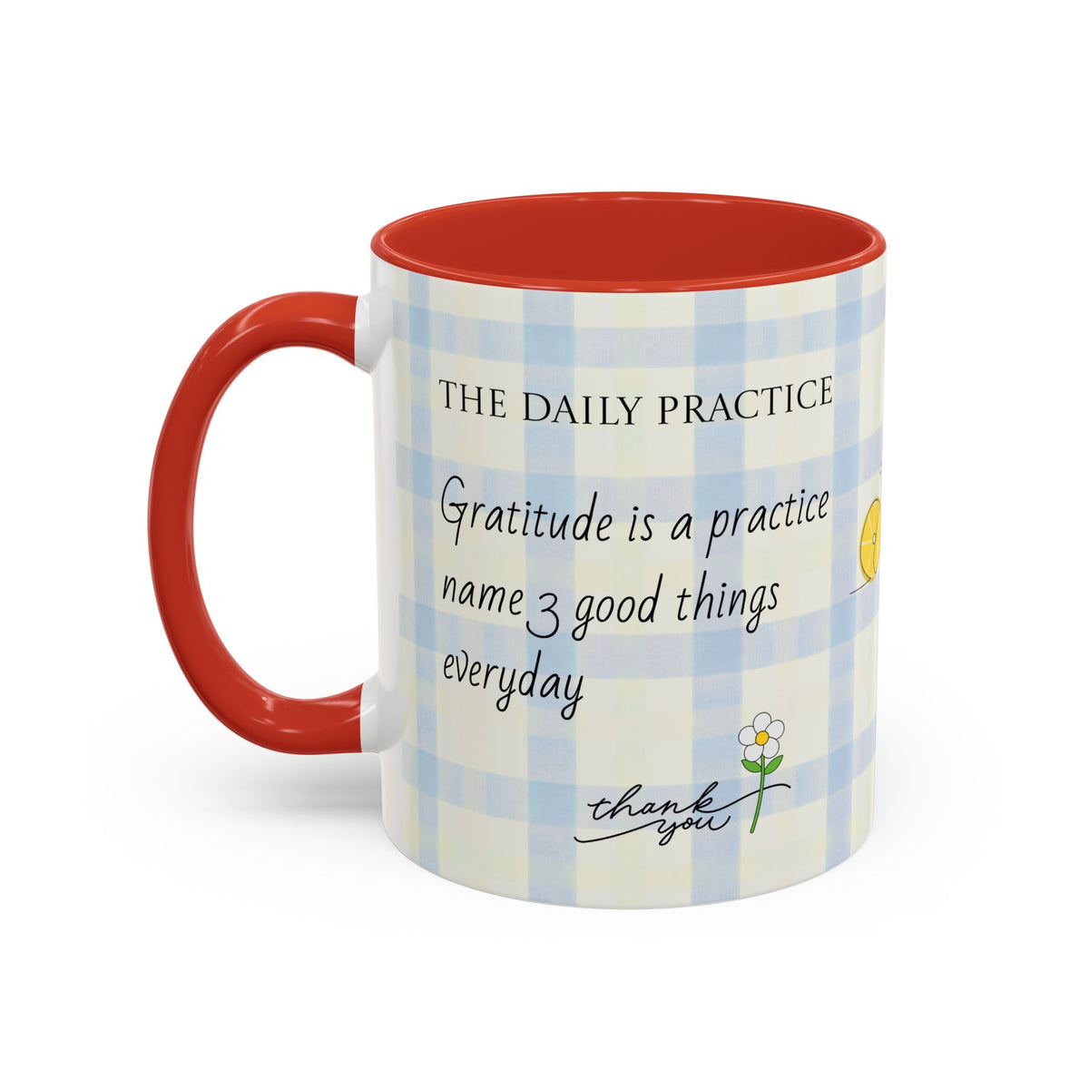 Gratitude Daily Practice Mug | Accent Coffee Mug