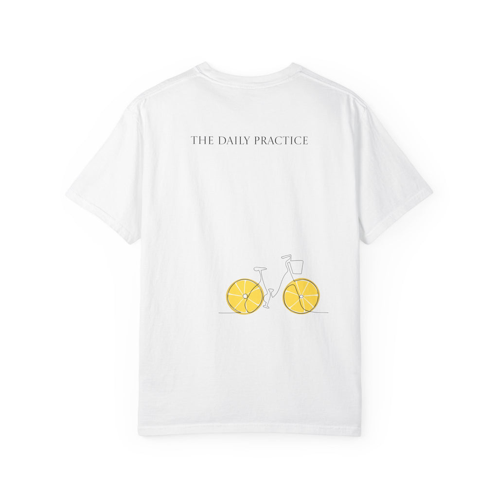 Gratitude Practice Tee — "thank you" Floral Plaid T-Shirt