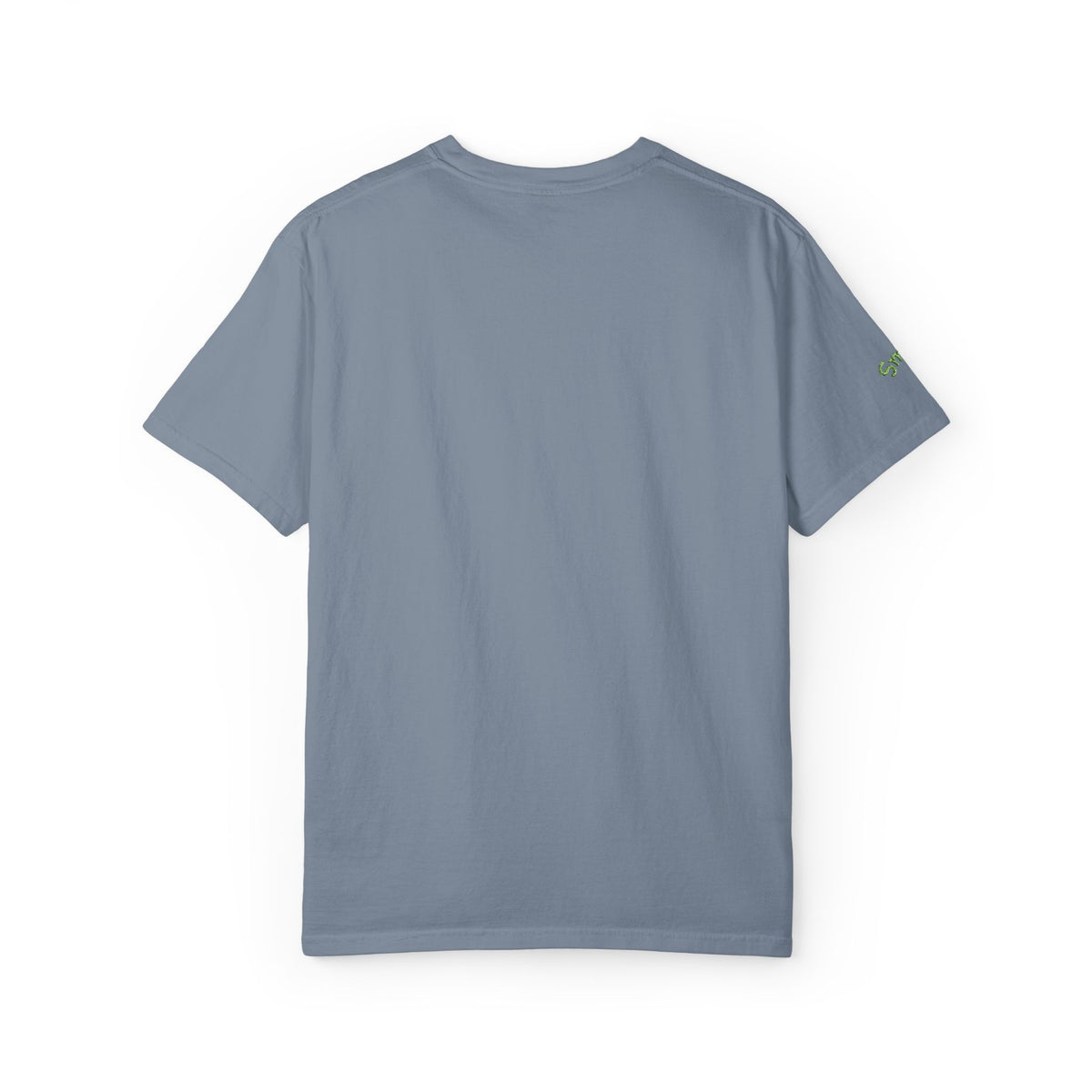Gratitude Floral Tee — White Garment-Dyed T-Shirt