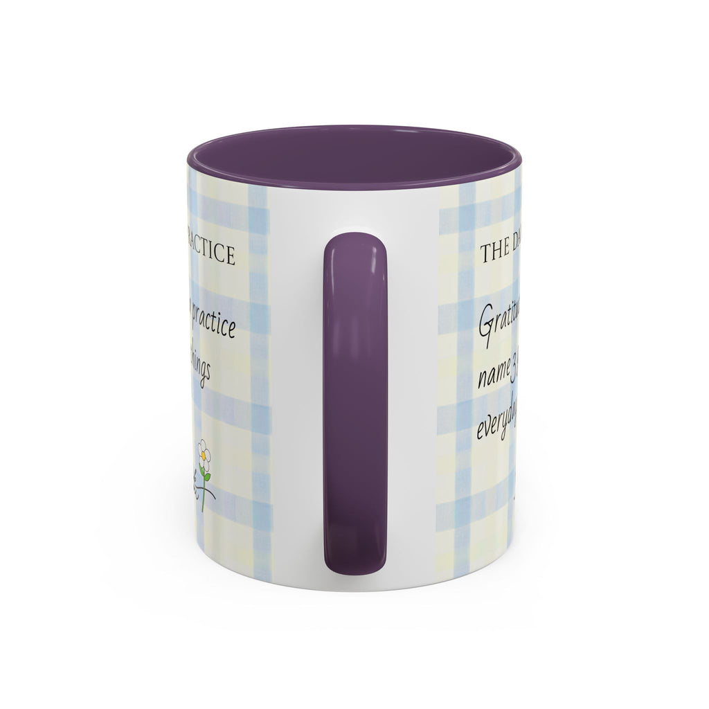 Gratitude Daily Practice Mug | Accent Coffee Mug