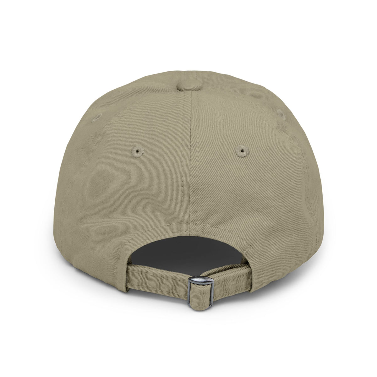 Distressed Black Cap with Red Leaf Patch — Floral Graphic Dad Hat