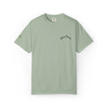 Gratitude Floral Tee — White Garment-Dyed T-Shirt