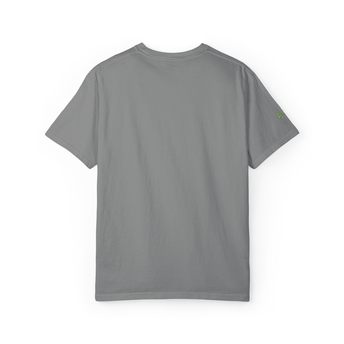 Gratitude Floral Tee — White Garment-Dyed T-Shirt