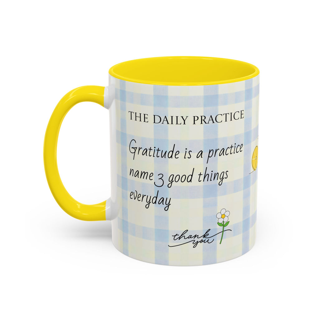 Gratitude Daily Practice Mug | Accent Coffee Mug