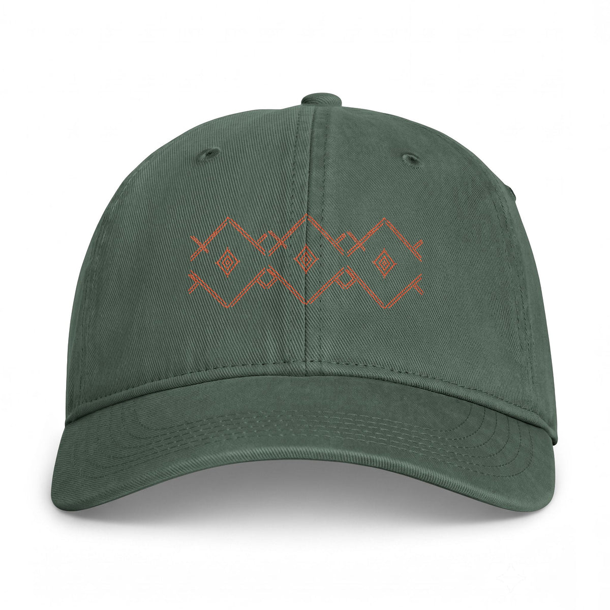 Embroidered Coastal Diamond Cap