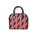 Shoulder Handbag — Red Ginger Floral Patterned Tote Bag