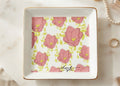 Floral "Thank You" Ceramic Trinket Tray