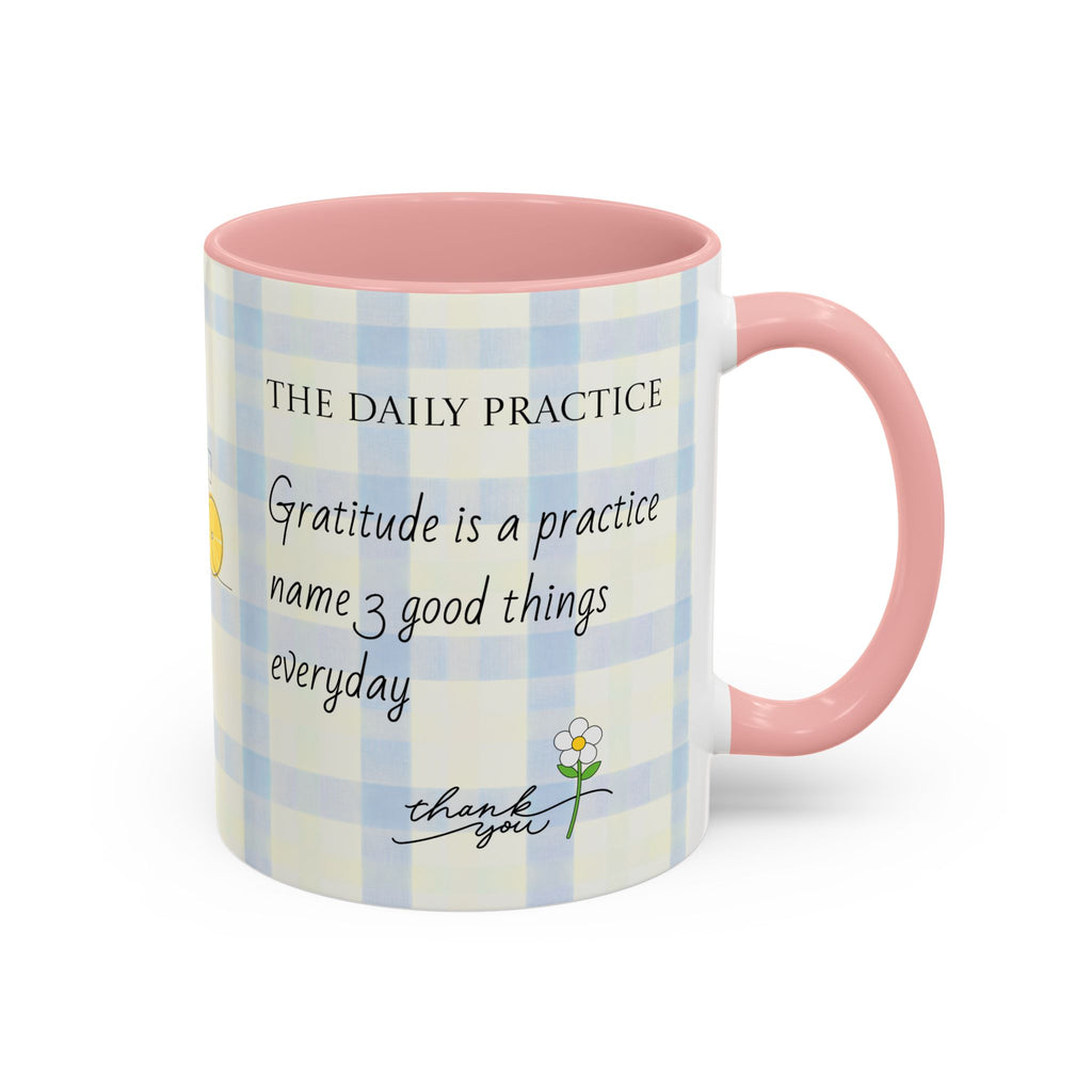 Gratitude Daily Practice Mug | Accent Coffee Mug