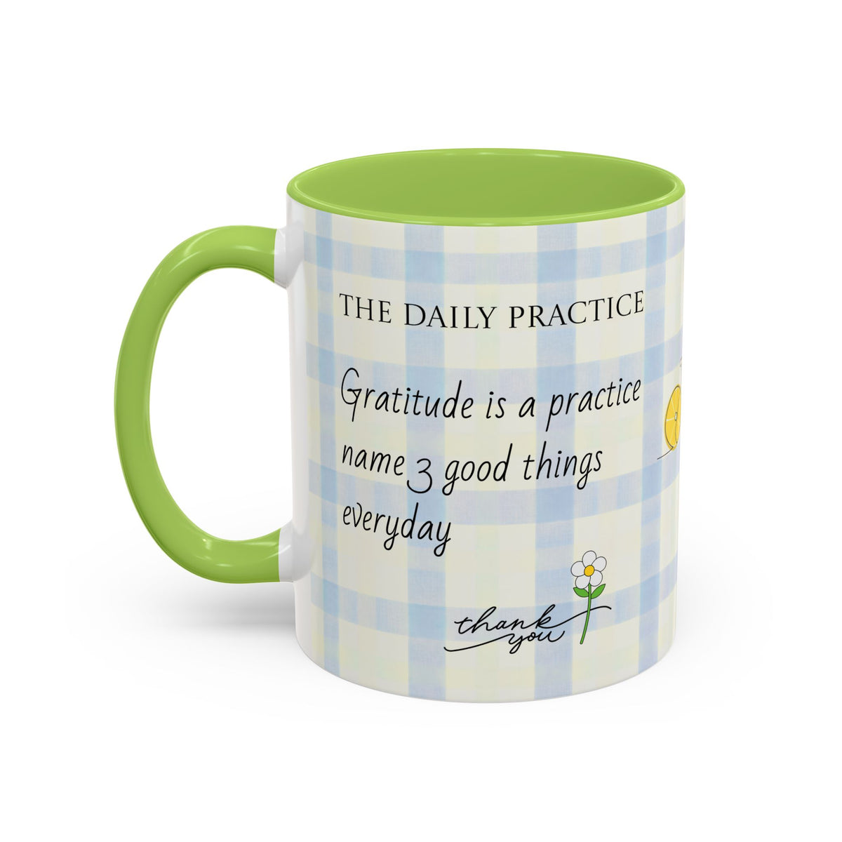Gratitude Daily Practice Mug | Accent Coffee Mug