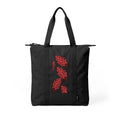 Nomad Carry-All Tote Bag — Red Leaf Vine Pattern Travel Tote
