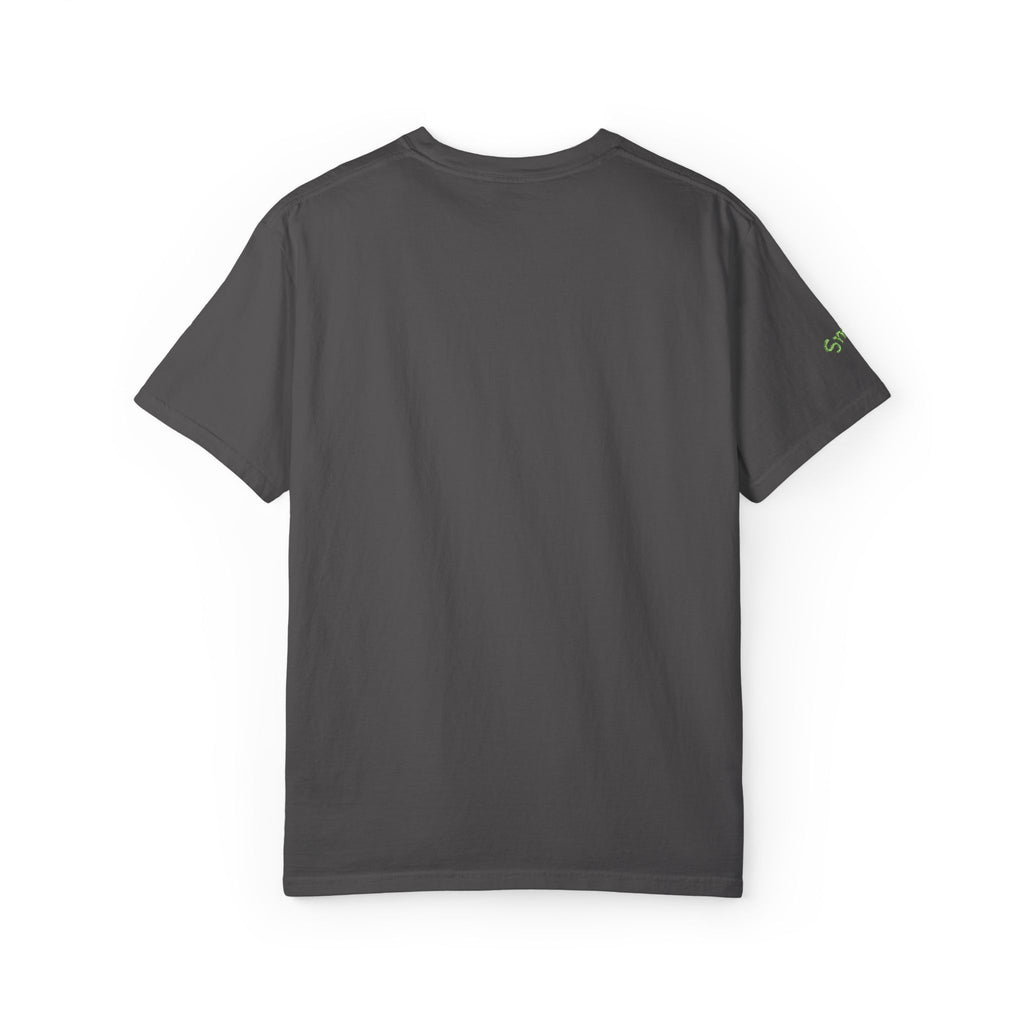 Gratitude Floral Tee — White Garment-Dyed T-Shirt