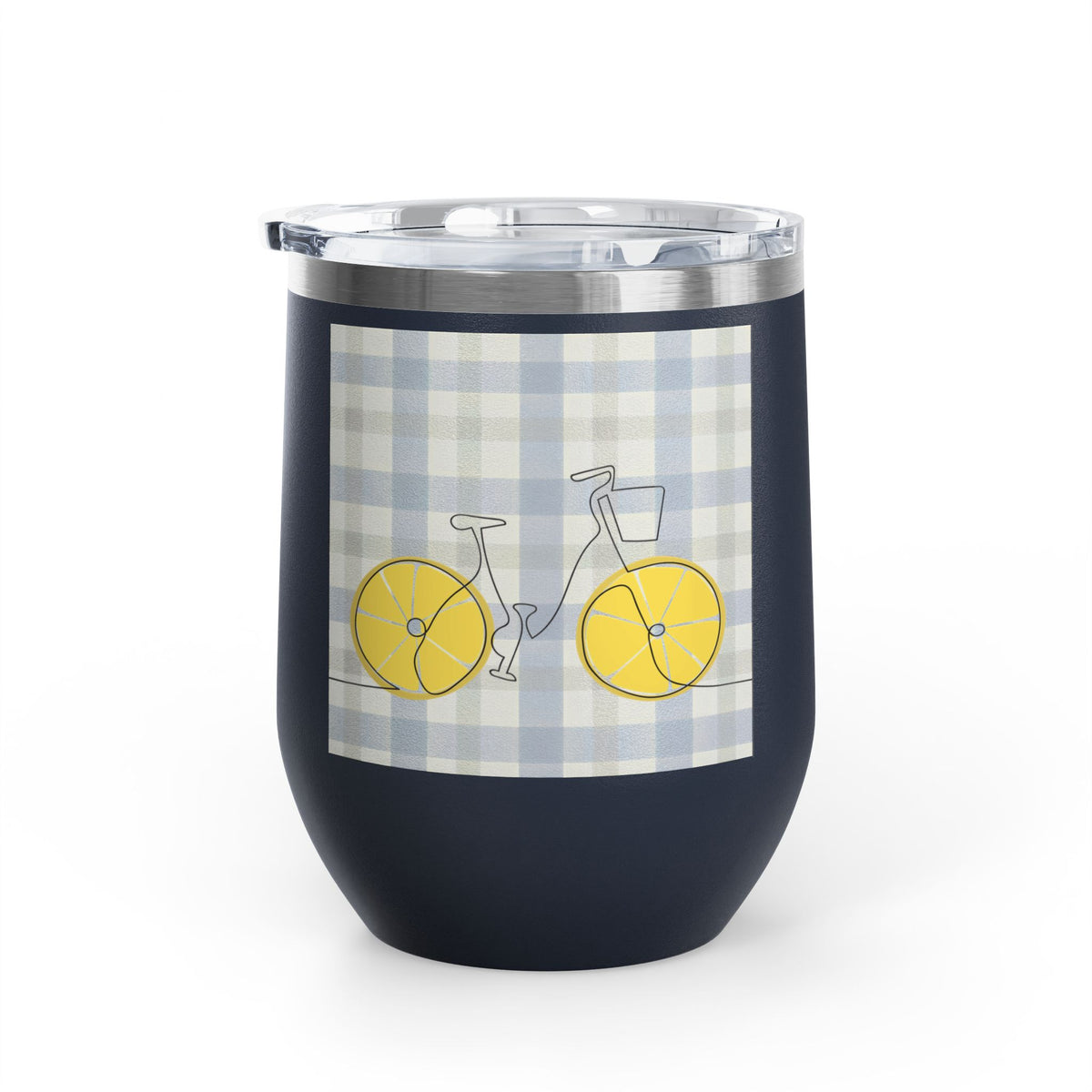 Gratitude Practice Wine Tumbler — 12oz Insulated Stainless Steel Cup ("Gratitude is a practice, name 3 good things everyday")