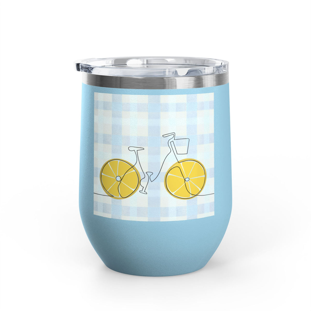 Gratitude Practice Wine Tumbler — 12oz Insulated Stainless Steel Cup ("Gratitude is a practice, name 3 good things everyday")