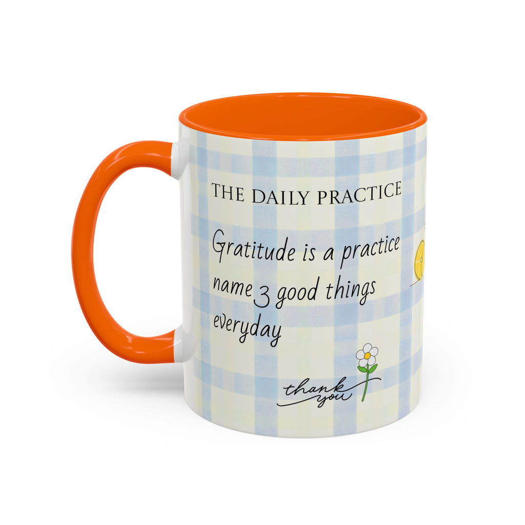Gratitude Daily Practice Mug | Accent Coffee Mug