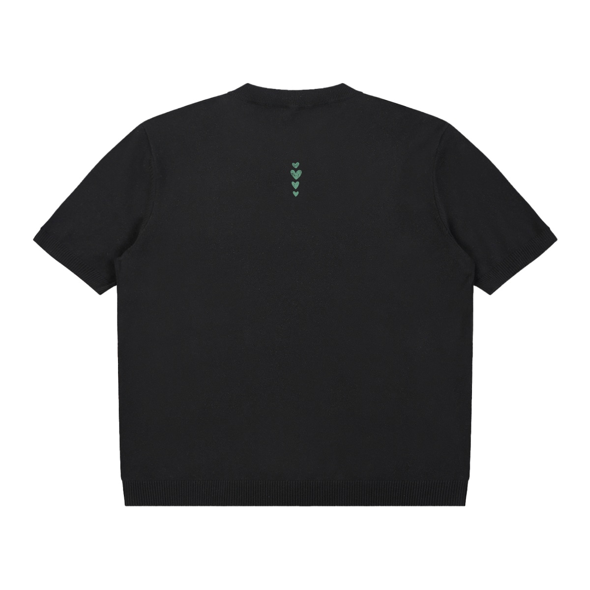 Cotton Knit Short Sleeve Henley T-Shirt