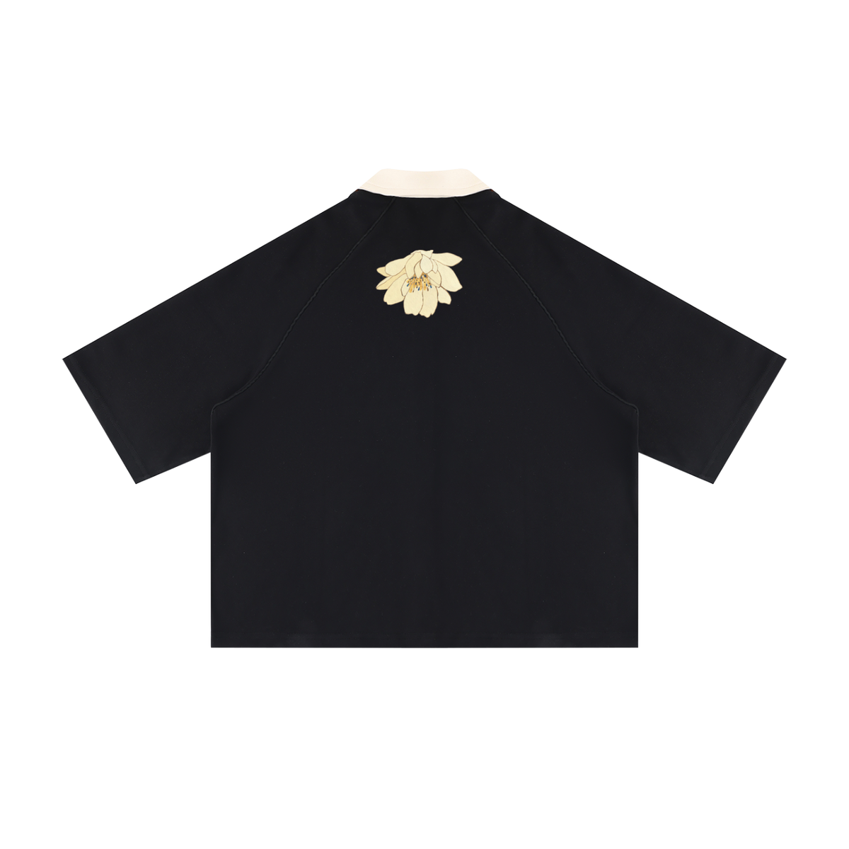 Unisex Color Block Boxy Short Sleeve Shirt