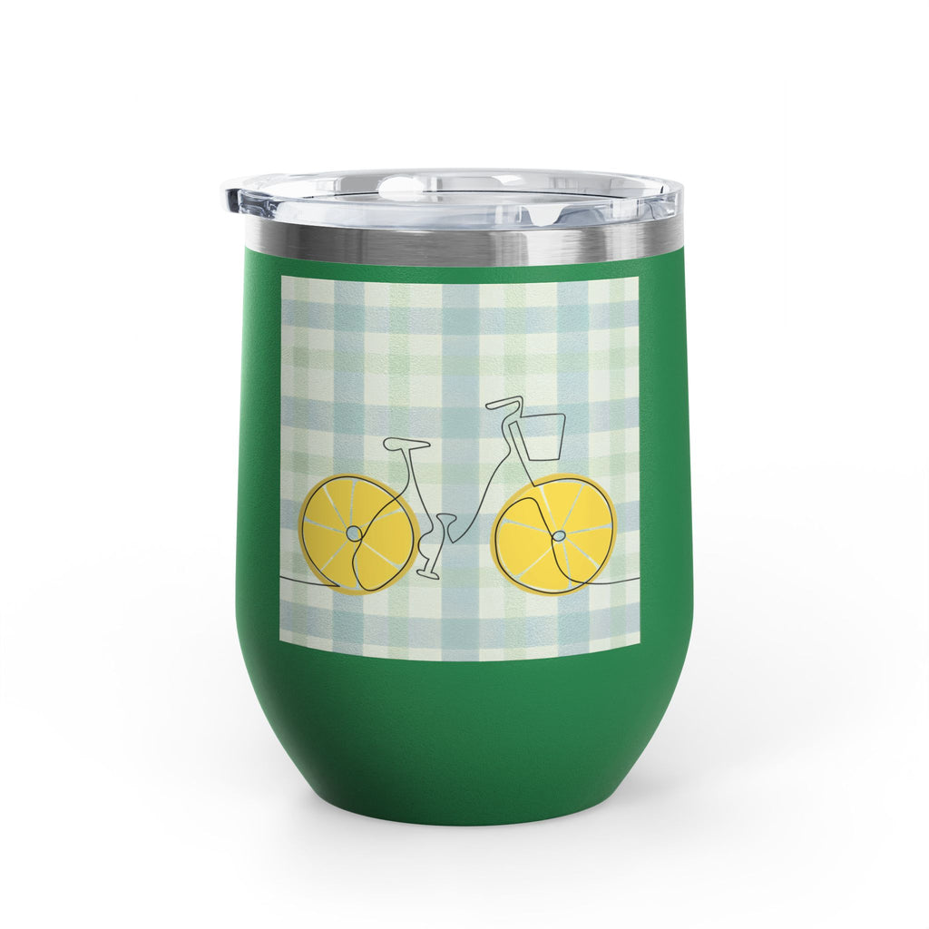 Gratitude Practice Wine Tumbler — 12oz Insulated Stainless Steel Cup ("Gratitude is a practice, name 3 good things everyday")