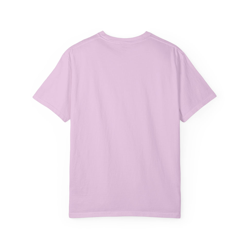 Plaid Canvas Graphic T-Shirt — Subtle Peach & Beige Geometric Plaid