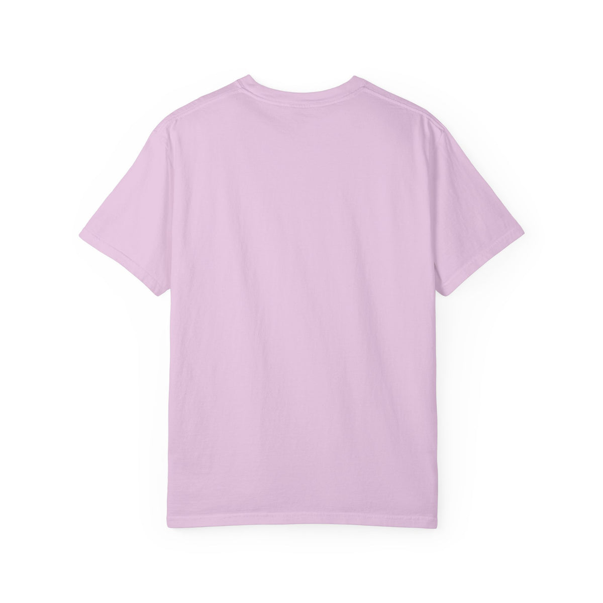 Plaid Canvas Graphic T-Shirt — Subtle Peach & Beige Geometric Plaid