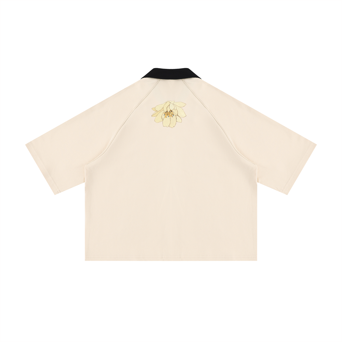 Unisex Color Block Boxy Short Sleeve Shirt