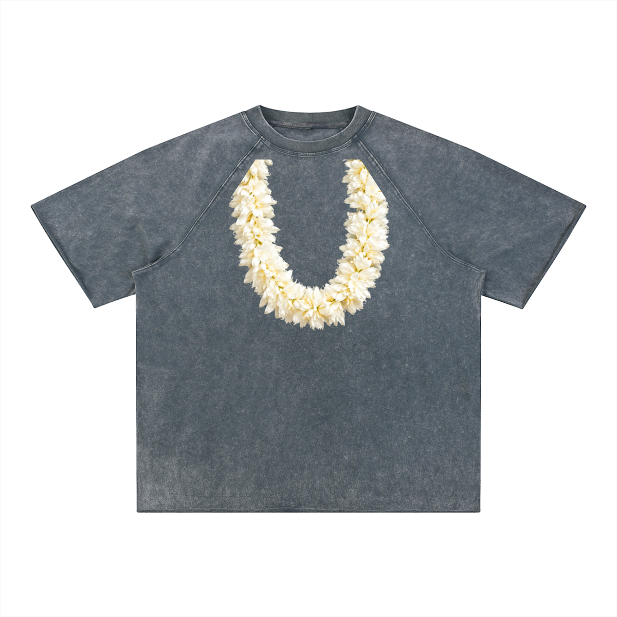Unisex Mineral Wash Raw Edge T-Shirt