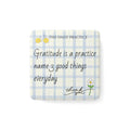 Porcelain Magnet — 'Gratitude Is a Practice' Inspirational Kitchen Decor
