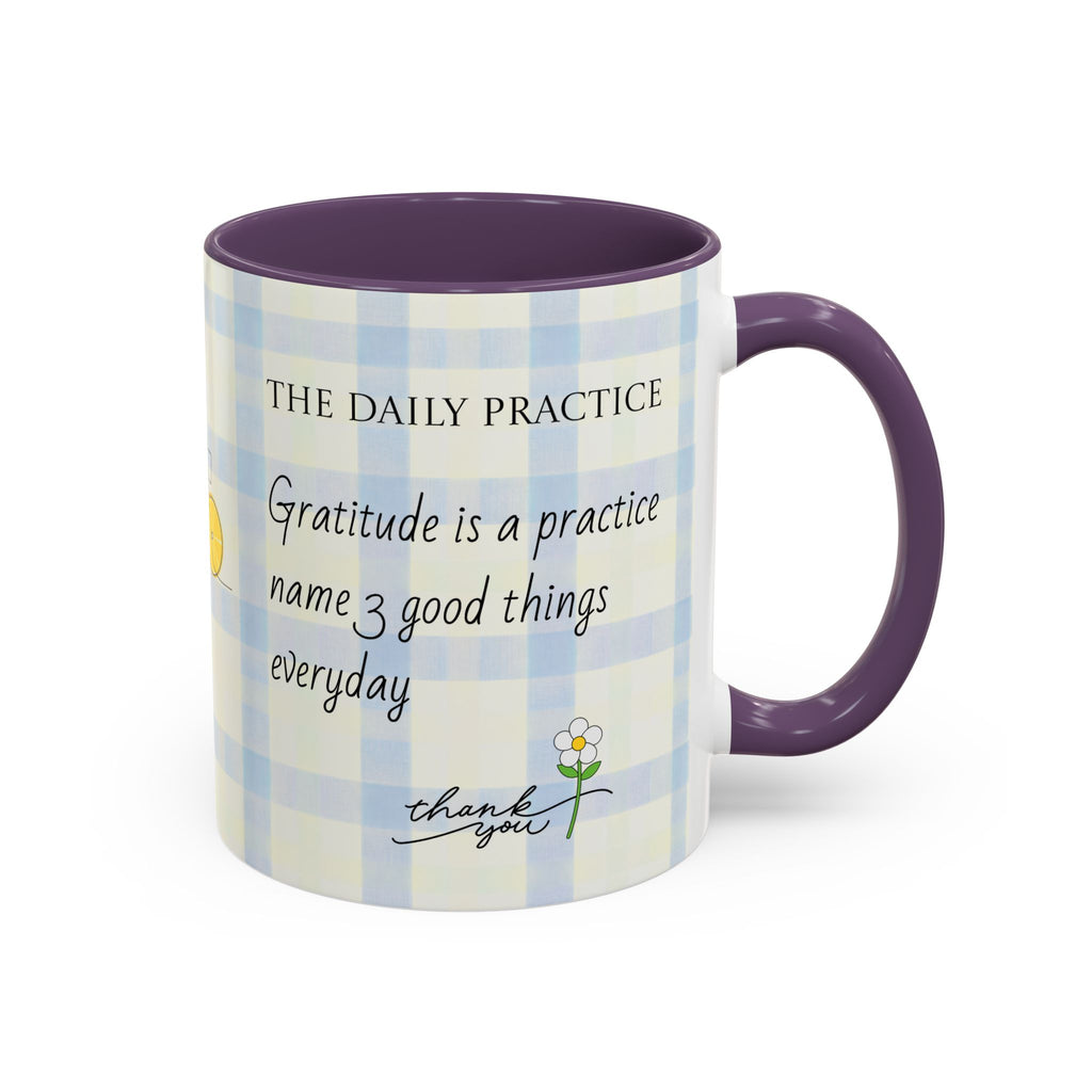 Gratitude Daily Practice Mug | Accent Coffee Mug