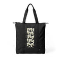Tote — Black Floral Orchid Panel Nomad Carry-All Tote Bag