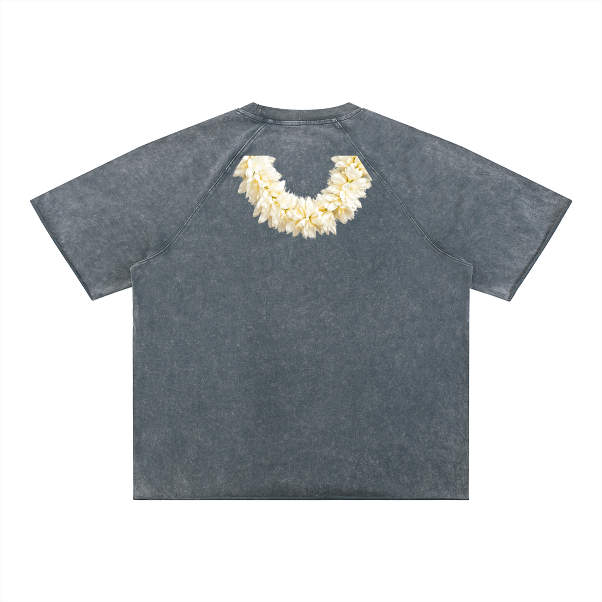 Unisex Mineral Wash Raw Edge T-Shirt