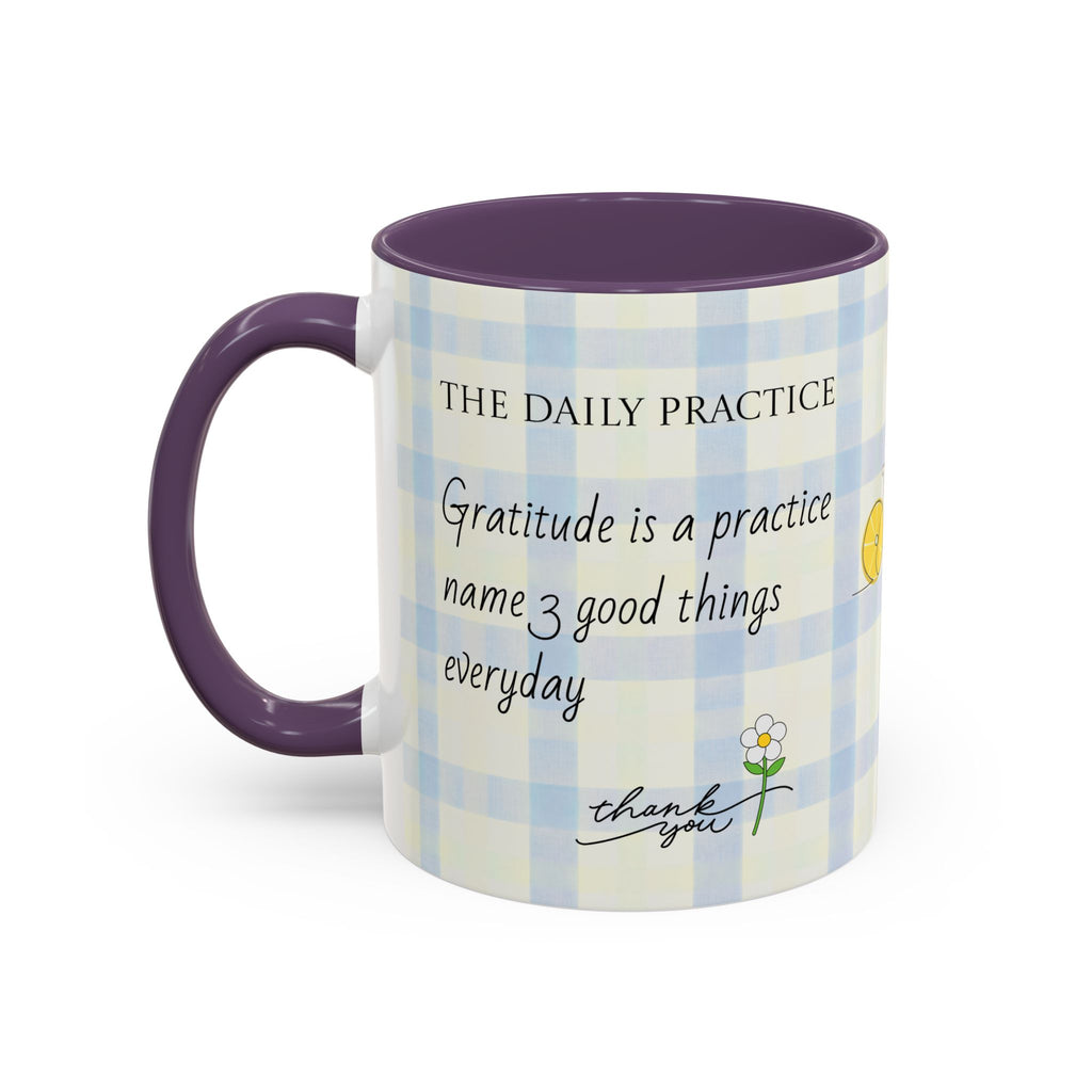 Gratitude Daily Practice Mug | Accent Coffee Mug