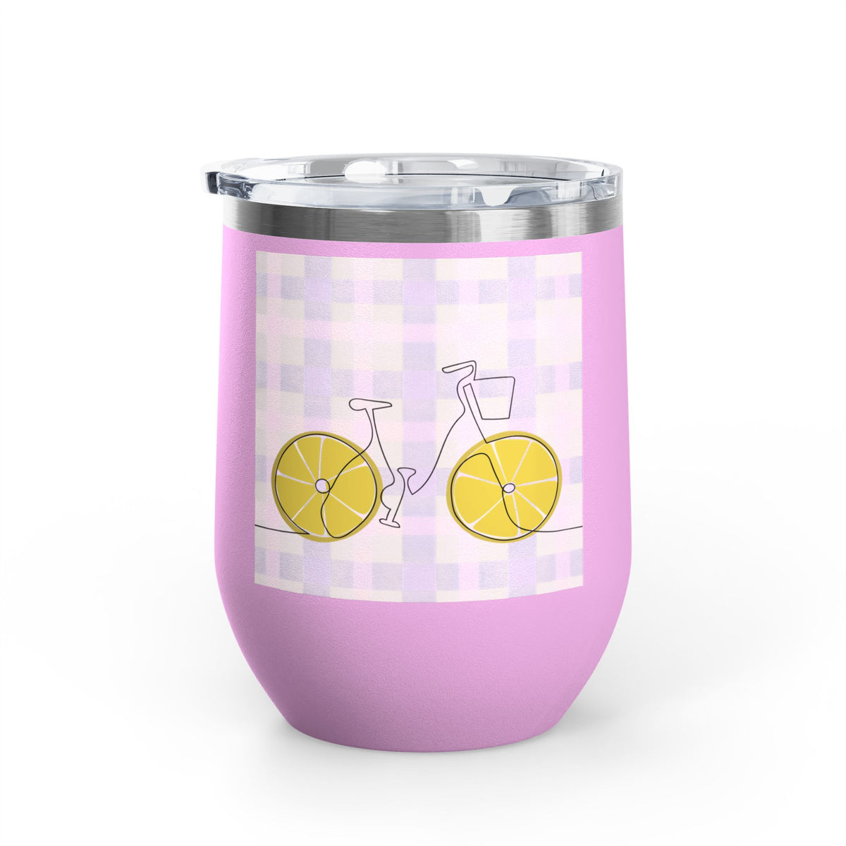 Gratitude Practice Wine Tumbler — 12oz Insulated Stainless Steel Cup ("Gratitude is a practice, name 3 good things everyday")