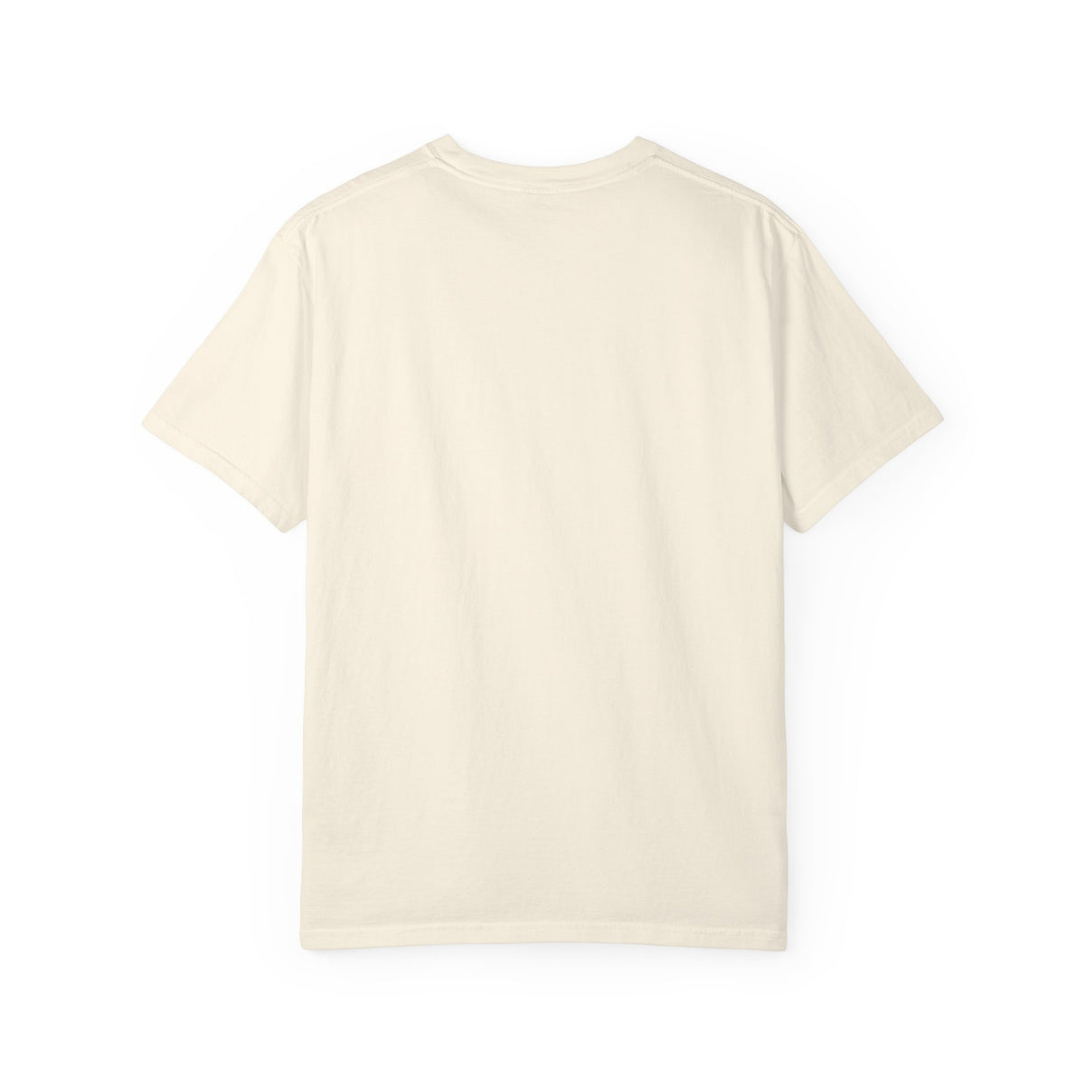 Plaid Canvas Graphic T-Shirt — Subtle Peach & Beige Geometric Plaid
