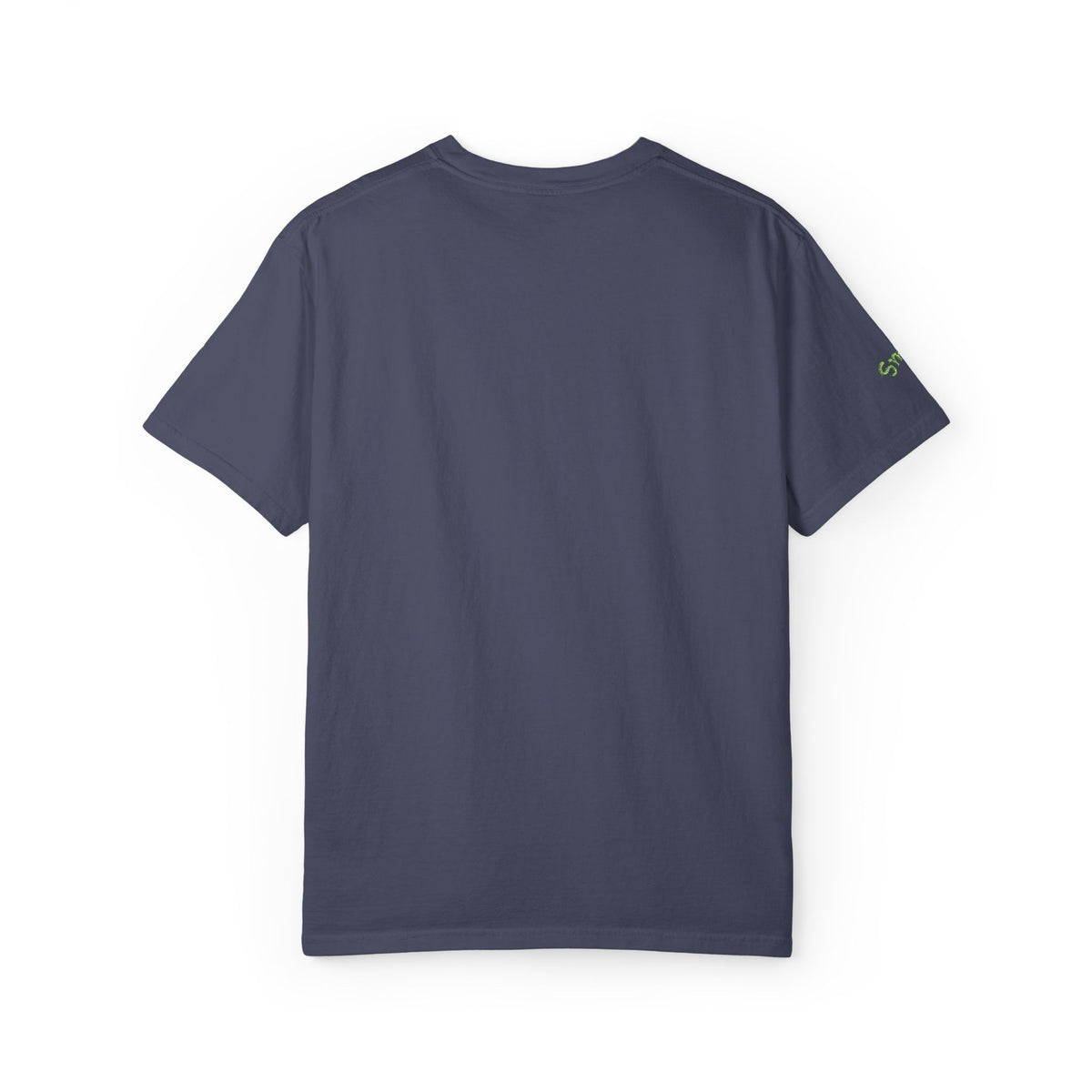 Gratitude Floral Tee — White Garment-Dyed T-Shirt