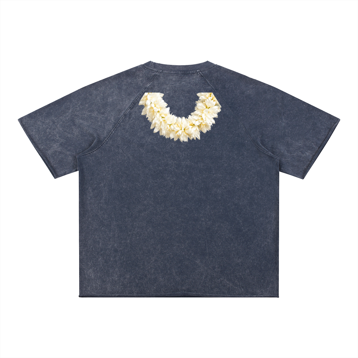 Unisex Mineral Wash Raw Edge T-Shirt