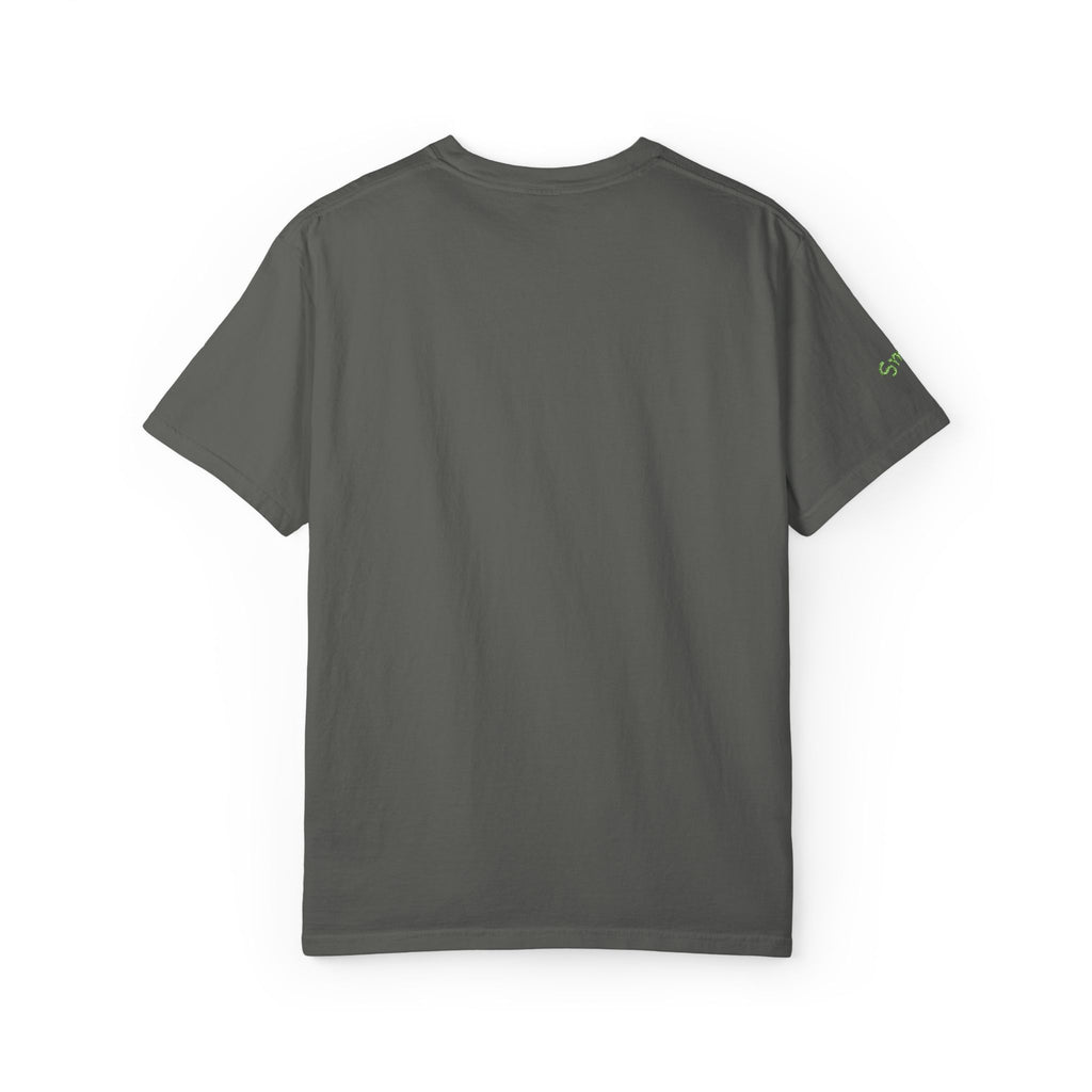 Gratitude Floral Tee — White Garment-Dyed T-Shirt