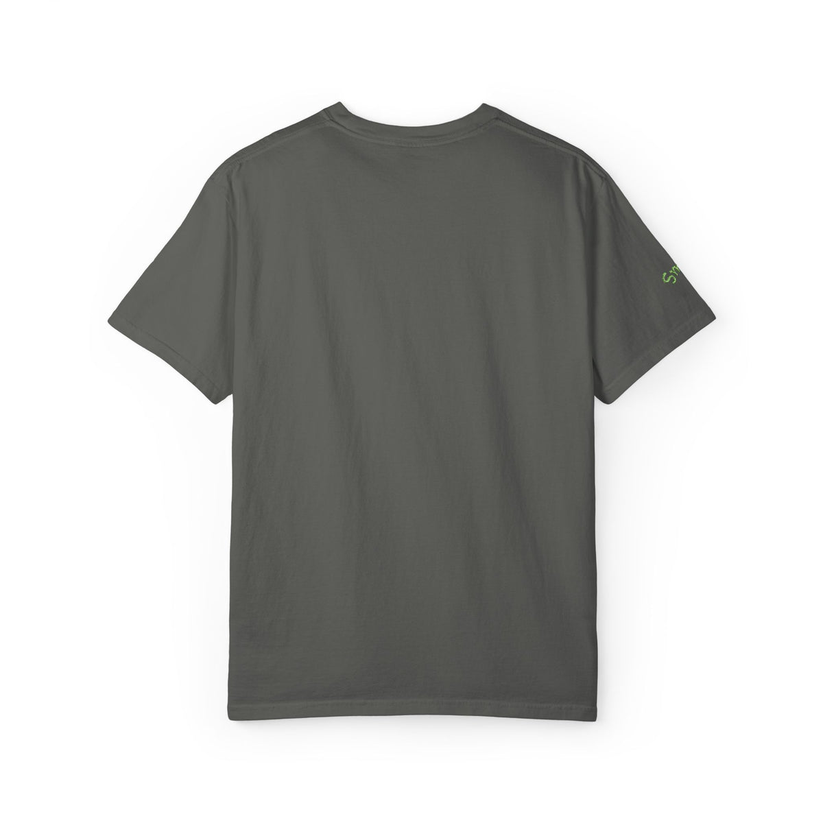 Gratitude Floral Tee — White Garment-Dyed T-Shirt