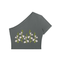 Women's One-Shoulder Crop T-Shirt