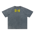 Unisex Mineral Wash Raw Edge T-Shirt