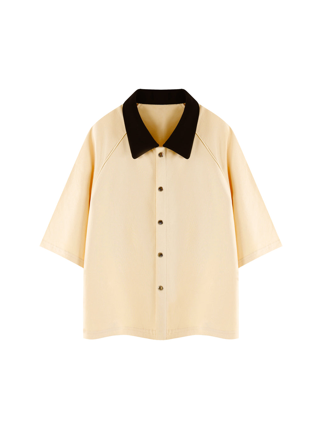 Unisex Color Block Boxy Short Sleeve Shirt