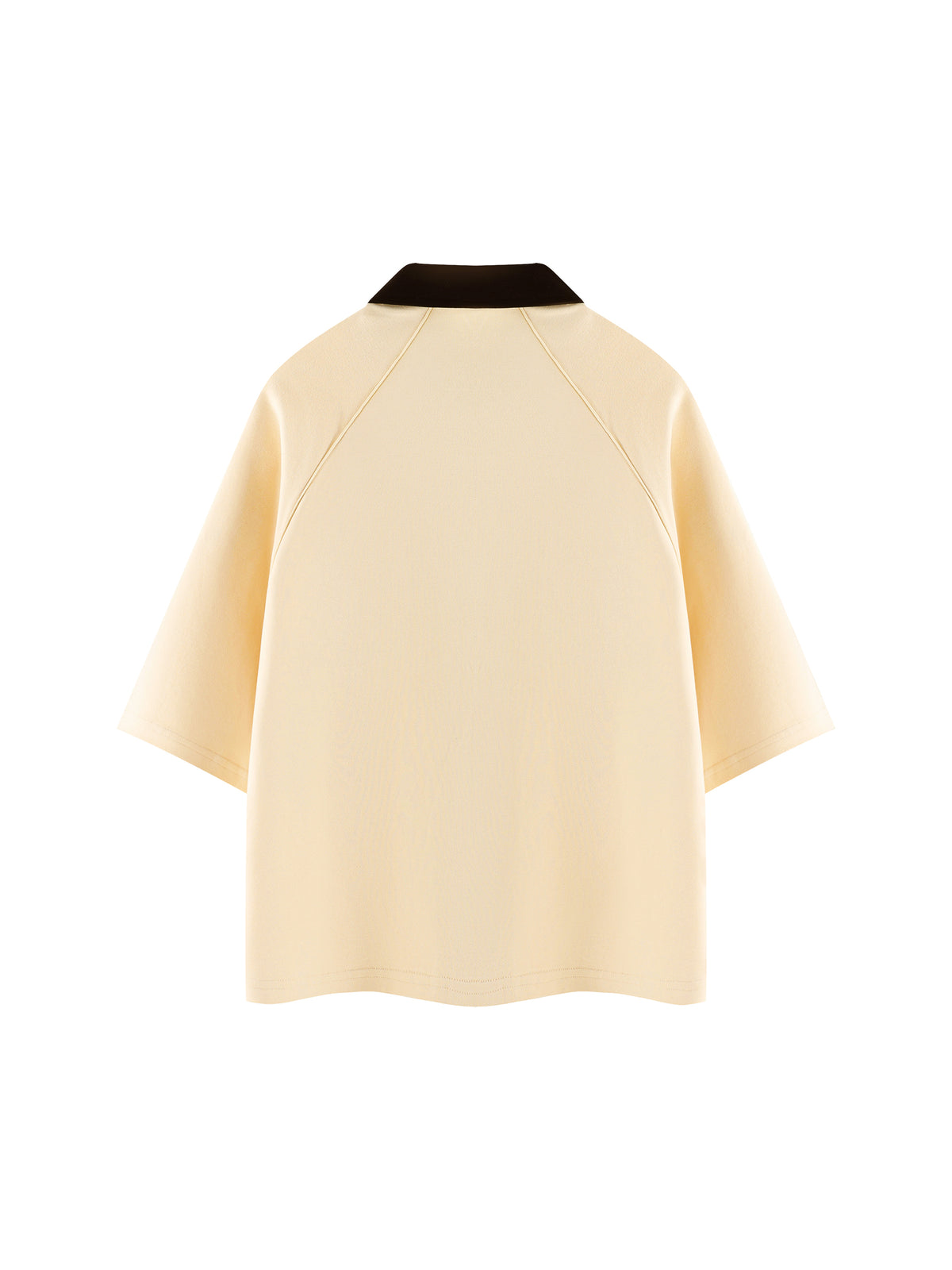 Unisex Color Block Boxy Short Sleeve Shirt