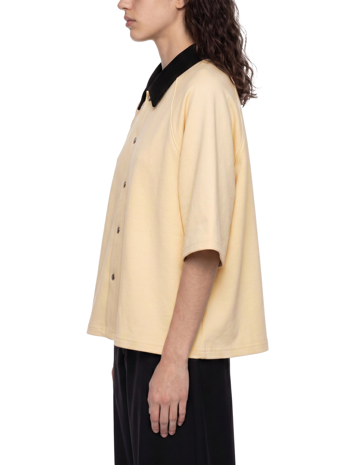 Unisex Color Block Boxy Short Sleeve Shirt